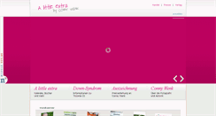 Desktop Screenshot of alittleextra.de